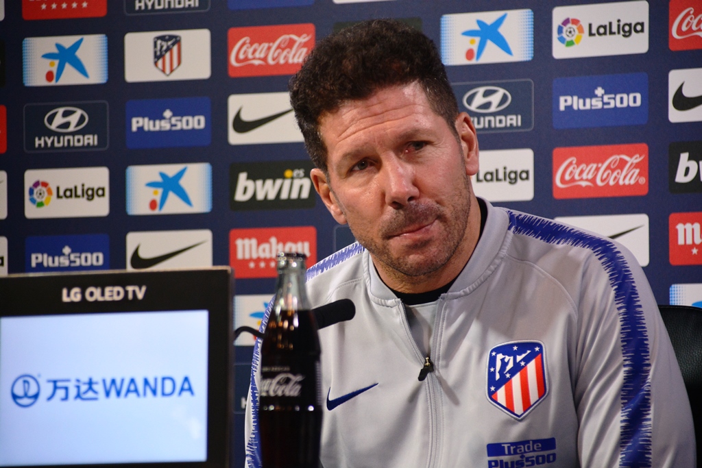 Simeone: "Tenemos alternativas con Lucas, Montero, Saúl…"