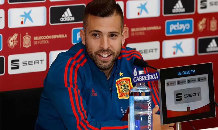 Jordi Alba sobre Luis Enrique: "No tenemos que pedir perdón, ni yo a él ni él a mí"