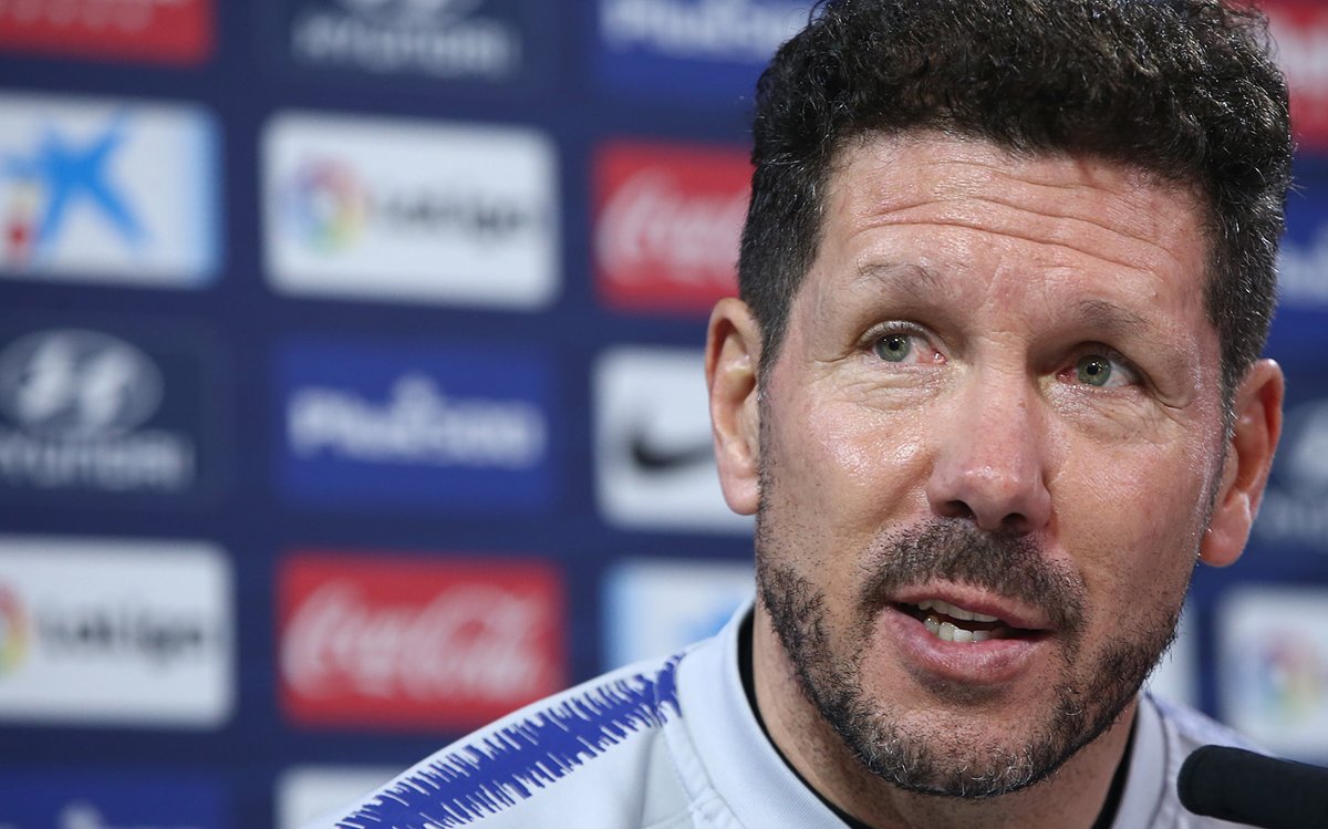 Simeone: "Ser segundo ahora es poco, hay más exigencia"