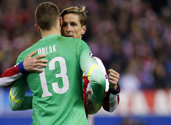 Oblak y Fernando Torres