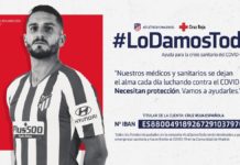 El Atlético se vuelca con la campaña #LoDamosTodo