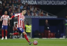 Mario Hermoso, en la rampa de salida
