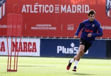 El Atlético reanuda los entrenamientos tras el día libre