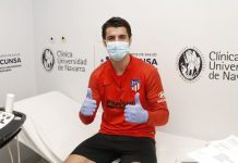 El Atlético pasa reconocimiento médico a sus jugadores