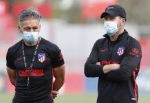 Simeone medita hacer cuatro cambios en el once titular