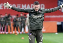 Simeone convoca tres porteros ante las molestias de Oblak Simeone