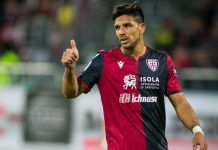 Giovanni Simeone, positivo en coronavirus Giovanni Simeone, durante un partido con el Cagliari. | Foto: Cagliari Calcio