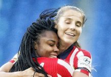 Ludmila ecabeza la tabla de goleadoras de la Liga ludmila
