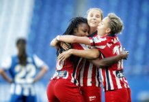 El Atlético Femenino arrasa al Deportivo con póker de Ludmila ludmila gol atletico deportivo
