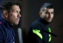 Simeone: «Preparamos los partidos de Champions con el mismo objetivo de ganar»