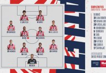 XI OFICIAL: Saúl y Correa, al banquillo en el derbi