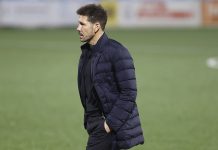 Simeone: «Saúl, como todos, pasa por momentos diferentes» Simeone