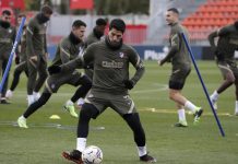 Luis Suárez y Vrsaljko vuelven a ejercitarse con el grupo Luis Suárez