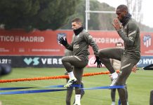 El Atlético comienza a preparar el choque ante el Cardassar atlético entrenamiento cardassar