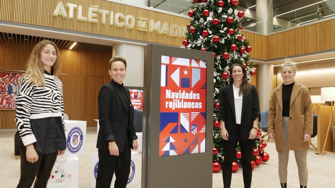 atlético femenino capitanas atlético femenino capitanas navidad