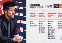 Carrasco y Lodi, citados para Salzburgo convocatoria atlético salzburgo