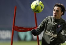 Giménez vuelve al grupo y estará ante el Getafe giménez