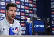 Simeone: «Siempre hay algún jugador que puede salir» Simeone