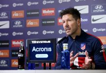 Simeone: «La competencia entre jugadores le viene bien al equipo» Simeone