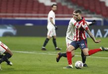 Mario Hermoso sufre un esguince de tobillo Hermoso