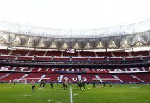 El Atlético vuelve al trabajo en grupo en el Metropolitano atlético metropolitano nieve