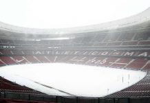 El Atlético-Athletic puede aplazarse al domingo por nieve metropolitano nieve