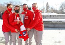 Las capitanas llevaron la Supercopa a Neptuno atlético femenino neptuno
