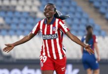 Njoya Ajara debuta con doblete en el Atlético Femenino njoya ajara