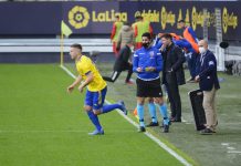 Oblak amargó el debut de Saponjic, con un paradón que suponía el empate saponjic cadiz
