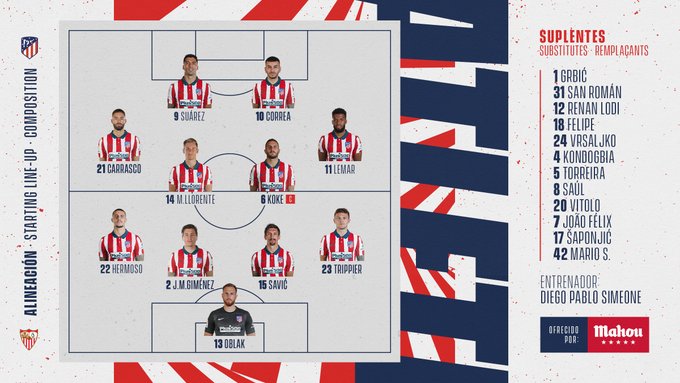 xi atlético sevilla