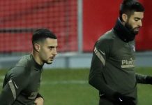 Carrasco estará ante el Granada y Hermoso podría llegar Carrasco