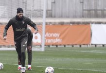 Carrasco sufre una lesión muscular y es baja ante el Levante carrasco