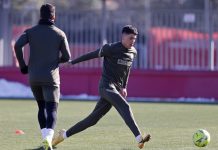 Giménez no se entrena y seguramente causará baja en Granada Giménez