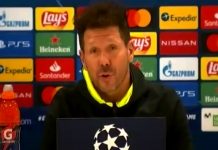Simeone: «Los dos equipos son muy buenos; la eliminatoria estará al 50%» simeone