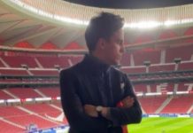 El torero Gonzalo Caballero acudió al Metropolitano a pesar de las restricciones torero metropolitano