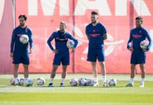 El Sevilla se va de vacaciones antes de recibir al Atlético Sevilla