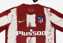 Filtrado otro posible diseño de la camiseta del Atlético para la 21-22