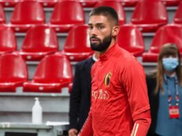 Carrasco, baja en Bélgica por molestias físicas carrasco bélgica lesión