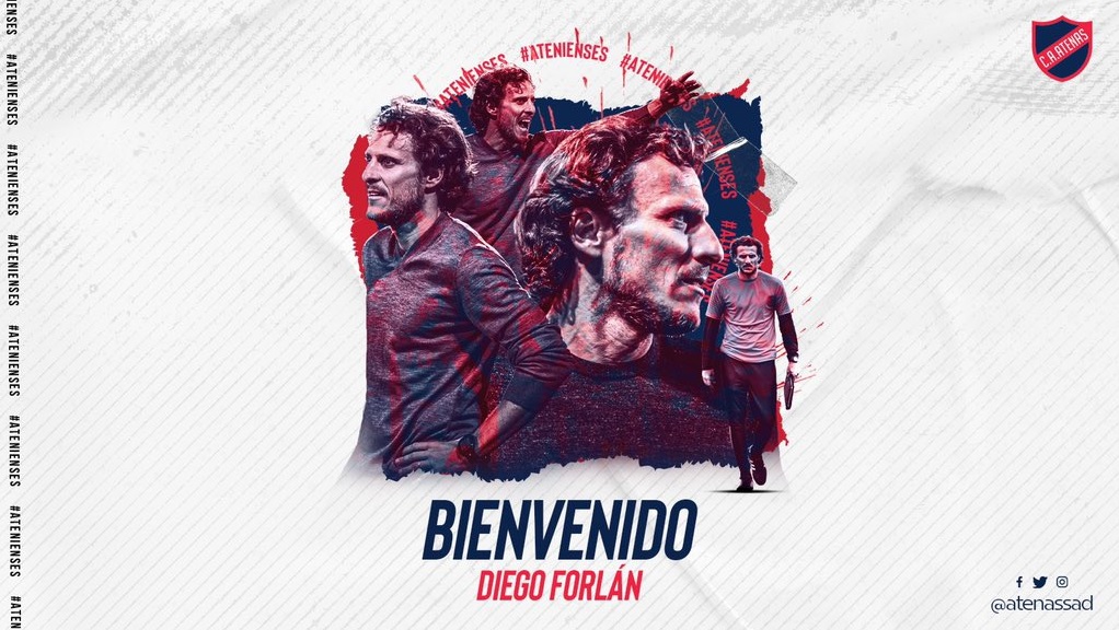 diego forlan atenas san carlos Diego Forlán Atenas de San Carlos