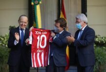Almeida hará el saque de honor en el Atlético-Real Madrid