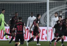 El Real Madrid, al derbi con un partido más y a cinco puntos del Atlético