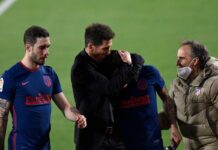 Simeone arropó a un abatido Correa Simeone Correa