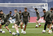 Simeone ensaya un once con muchas novedades para el Elche Simeone, once, Elche