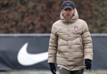 Simeone insiste en el ensayo del once para el Betis simeone alineación atlético betis