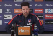 Simeone: «Para este partido estaremos todos salvo Giménez» simeone rueda de prensa athletic atlético